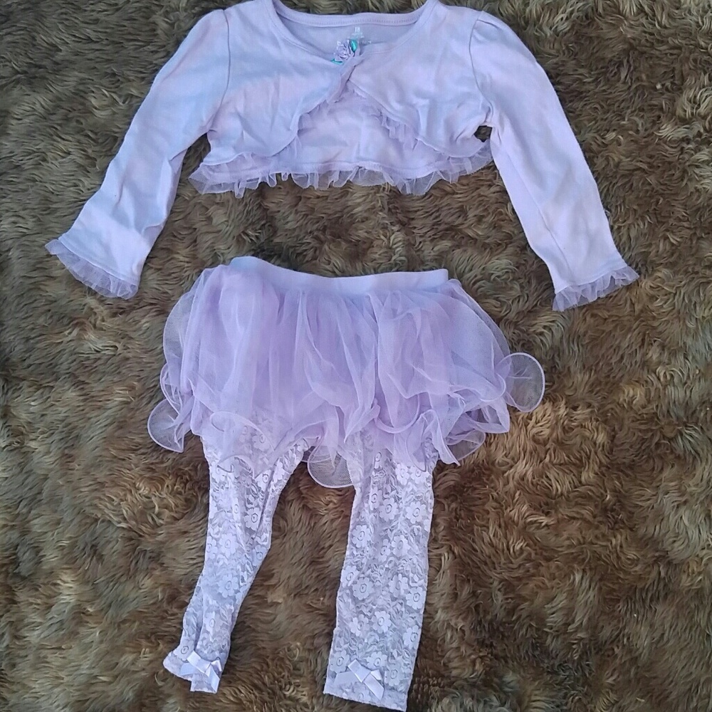 Cute lacey baby outfit